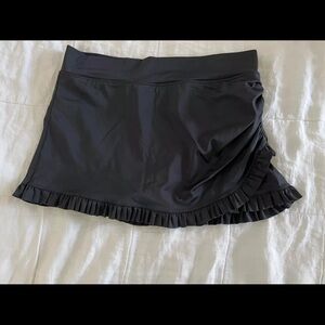 Lime Ricki Ruffle Skirt Swimsuit Bottom Size Large L